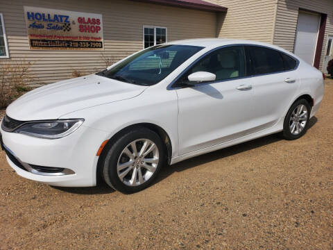 2015 Chrysler 200 for sale at Hollatz Auto Sales in Parkers Prairie MN