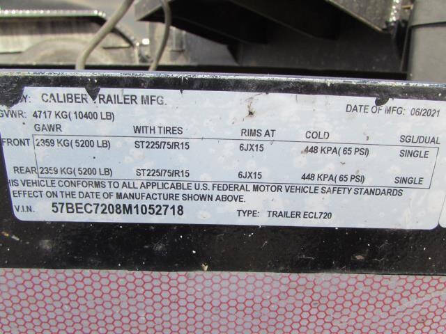 2021 CALIBER CAR TRAILE