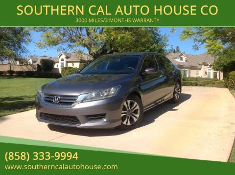 2015 Honda Accord for sale at SOUTHERN CAL AUTO HOUSE CO in San Diego CA