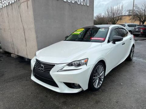 2014 Lexus IS 250 for sale at LIONS AUTO SALES in Sacramento CA