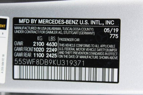 2019 Mercedes-Benz C-Class C 300