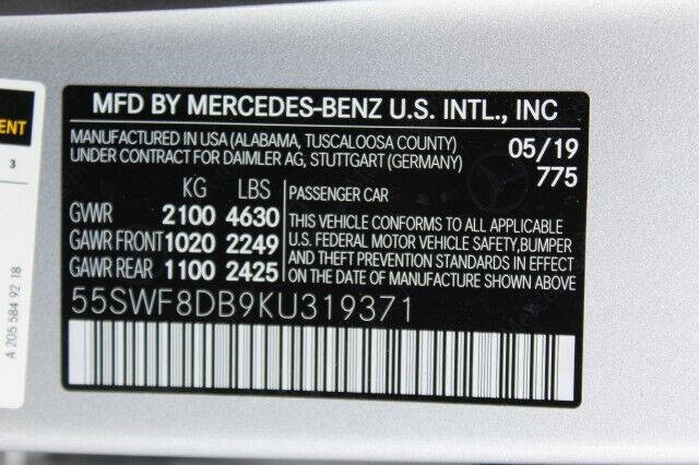 2019 Mercedes-Benz C-Class C 300