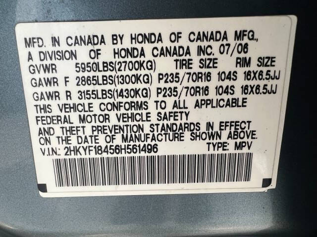 2006 Honda Pilot EX