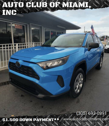 2019 Toyota RAV4 for sale at AUTO CLUB OF MIAMI, INC in Miami FL