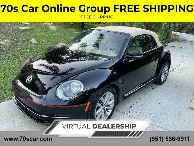 2013 Volkswagen Beetle Convertible for sale at Car Group       FREE SHIPPING in Riverside CA