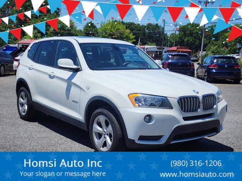 2012 BMW X3 for sale at Homsi Auto Inc in Kannapolis NC