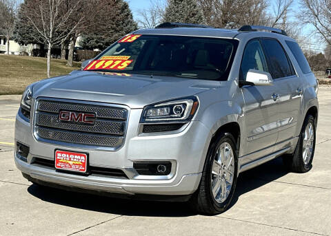 2015 GMC Acadia for sale at SOLOMA AUTO SALES in Grand Island NE