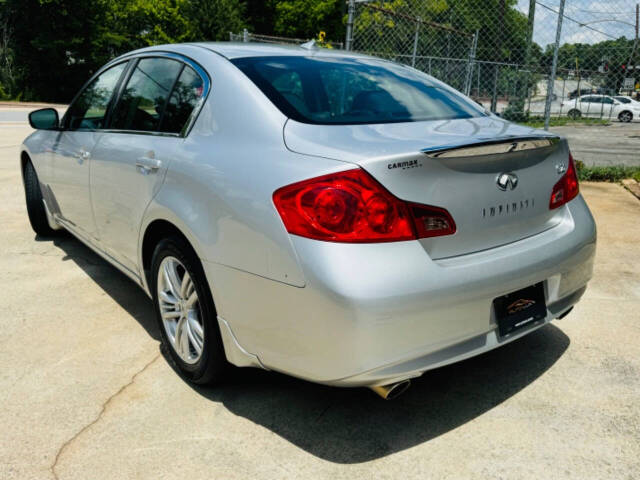 2011 INFINITI G25 Sedan for sale at AUTO LUX INC in Marietta, GA