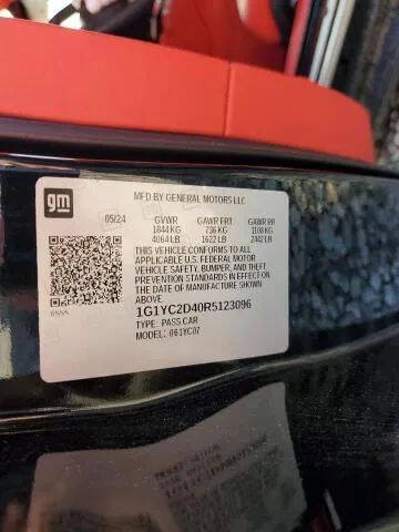 2024 Chevrolet Corvette Stingray