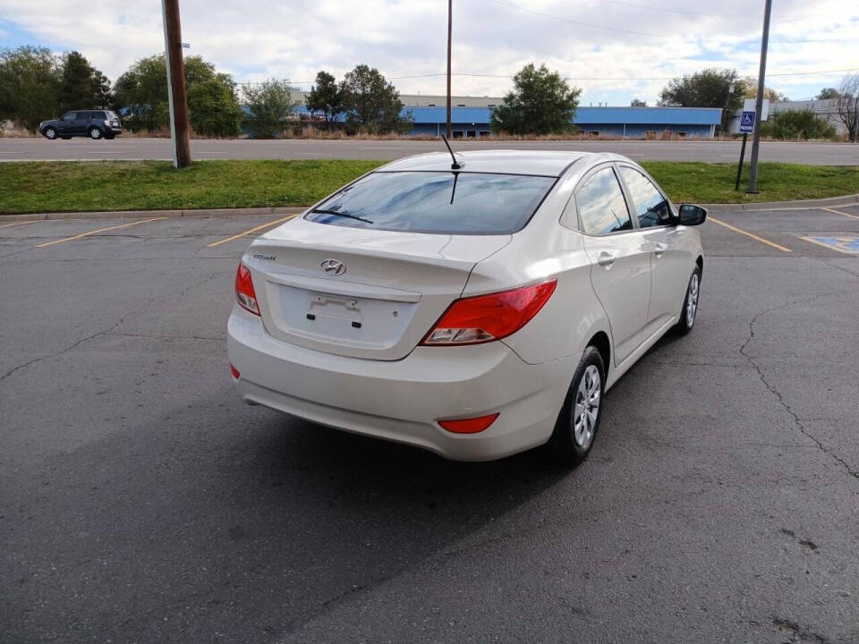 2015 Hyundai ACCENT for sale at Rideaway Auto Sales, LLC in Denver, CO