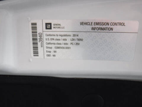 2014 Chevrolet Spark EV 2LT