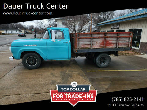 1960 Ford F-350 w/Bed & Hoist for sale at Dauer Truck Center in Salina KS