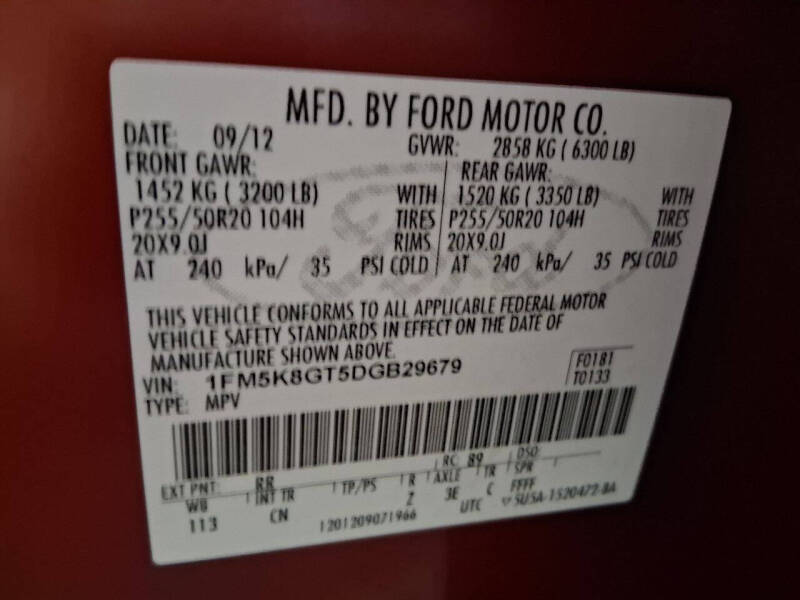 2013 Ford Explorer Sport