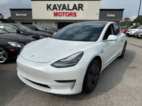 2019 Tesla Model 3 for sale at KAYALAR MOTORS in Houston TX