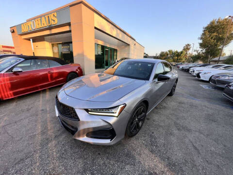 2021 Acura TLX for sale at AutoHaus in Loma Linda CA