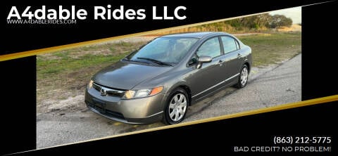 2008 Honda Civic for sale at A4dable Rides LLC in Haines City FL