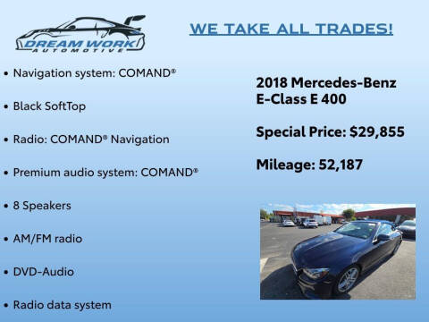 2018 Mercedes-Benz E-Class E 400