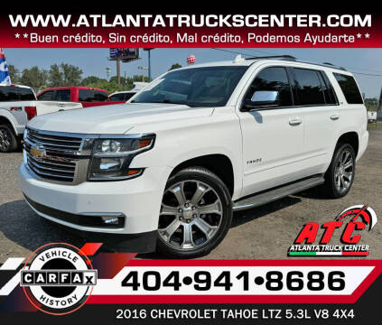 2016 Chevrolet Tahoe for sale at ATLANTA TRUCK CENTER LLC in Doraville GA