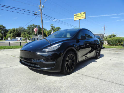 2021 Tesla Model Y for sale at GREAT VALUE MOTORS in Jacksonville FL