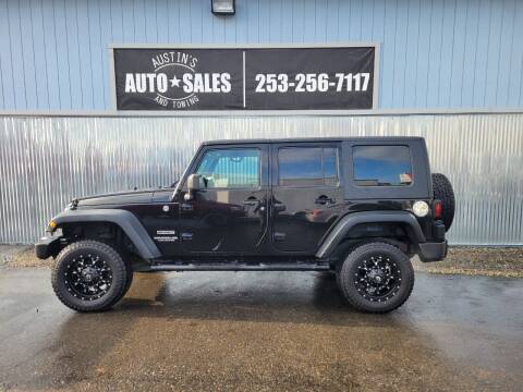 2010 Jeep Wrangler Unlimited for sale at Austin's Auto Sales in Edgewood WA