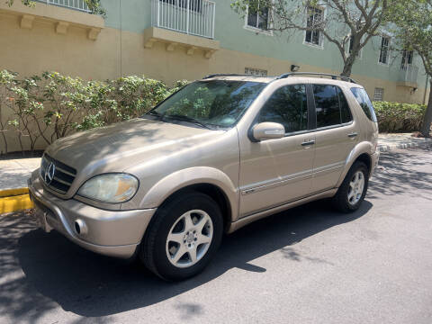 2002 Mercedes-Benz M-Class for sale at CarMart of Broward in Lauderdale Lakes FL
