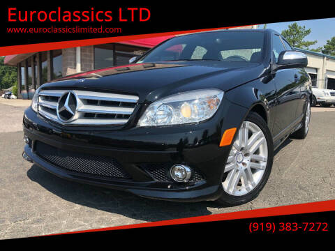 2008 Mercedes-Benz C-Class for sale at Euroclassics LTD in Durham NC