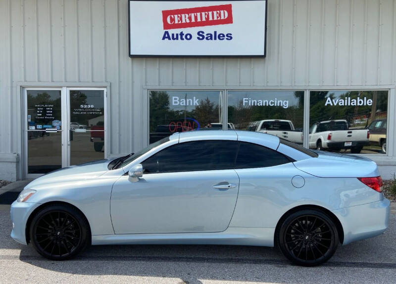 2010 Lexus IS 250C for sale at Certified Auto Sales in Des Moines IA