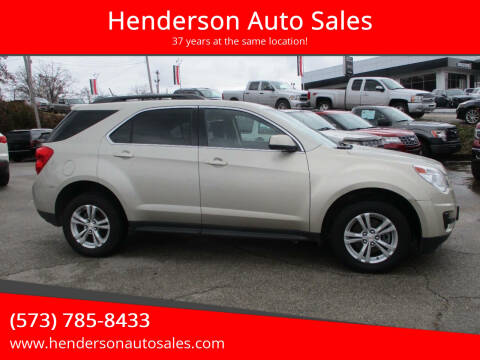 2015 Chevrolet Equinox for sale at Henderson Auto Sales in Poplar Bluff MO