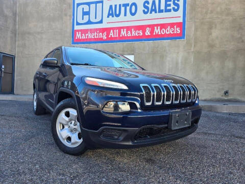 2016 Jeep Cherokee for sale at C U Auto Sales in Albuquerque NM