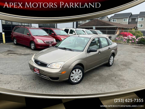 2005 Ford Focus for sale at Apex Motors Parkland in Tacoma WA
