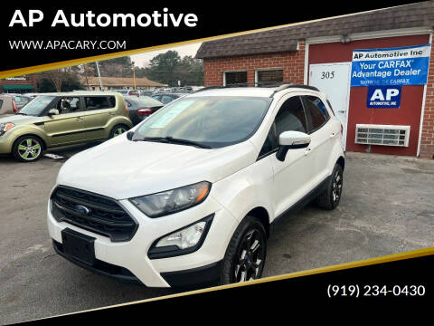 2018 Ford EcoSport for sale at AP Automotive in Cary NC