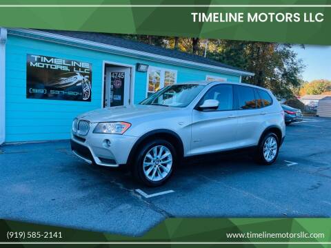 2013 BMW X3 for sale at Timeline Motors LLC in Clayton NC
