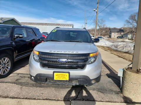 2013 Ford Explorer for sale at Brothers Used Cars Inc in Sioux City IA