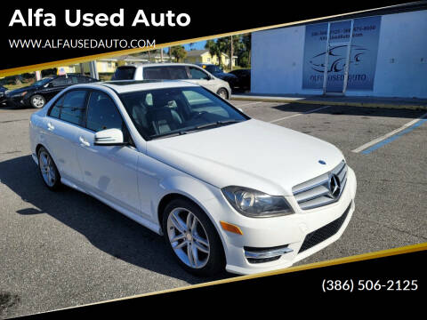 2013 Mercedes-Benz C-Class for sale at Alfa Used Auto in Holly Hill FL