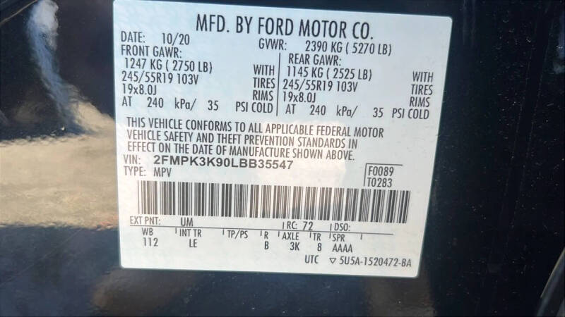 2020 Ford Edge Titanium