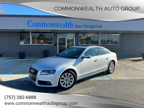 2012 Audi A4 for sale at Commonwealth Auto Group in Virginia Beach VA