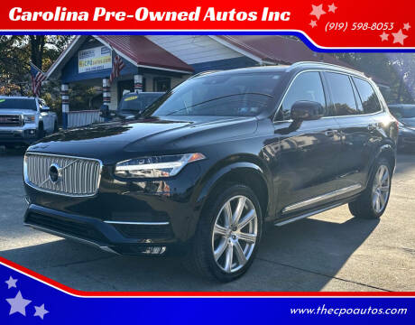 2018 Volvo XC90 for sale at Carolina Pre-Owned Autos Inc in Durham NC