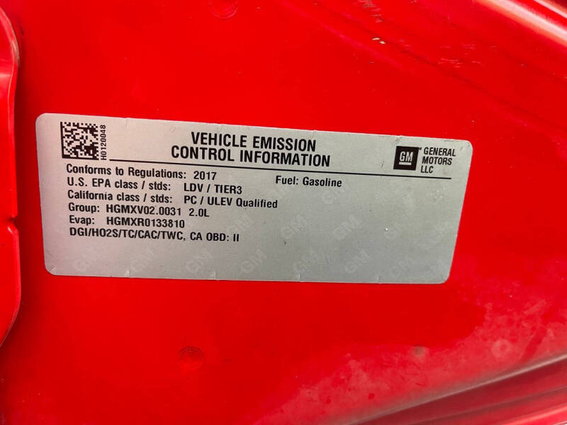 2017 Chevrolet Camaro LT