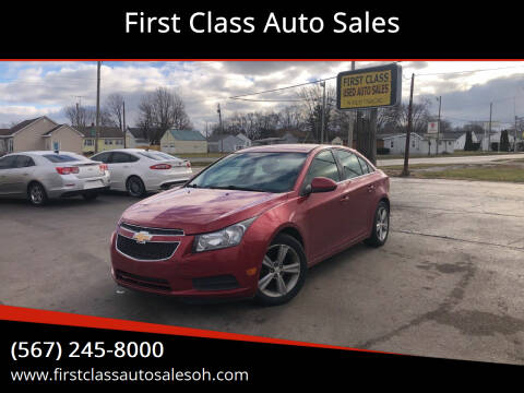 2012 Chevrolet Cruze for sale at First Class Auto Sales in Fostoria OH