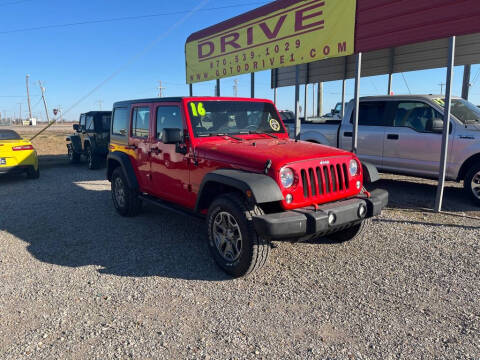 2016 Jeep Wrangler Unlimited for sale at Drive in Leachville AR