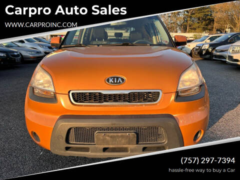 2011 Kia Soul for sale at Carpro Auto Sales in Chesapeake VA