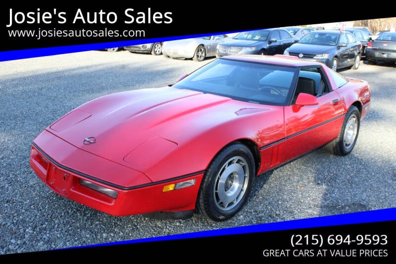 1987 Chevrolet Corvette for sale at Josie's Auto Sales in Gilbertsville PA