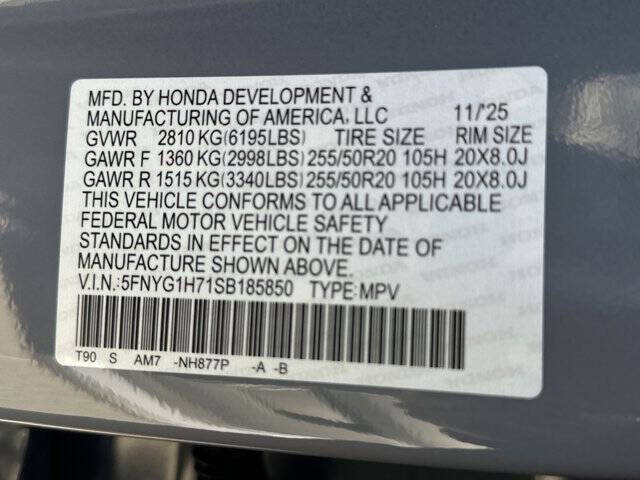 2025 Honda Pilot Touring