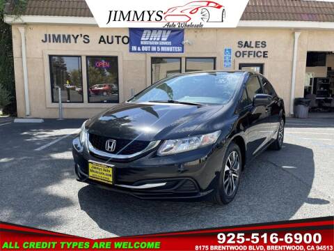 2015 Honda Civic for sale at JIMMY'S AUTO WHOLESALE in Brentwood CA