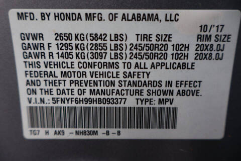 2017 Honda Pilot Touring