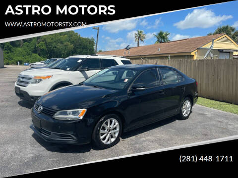 2012 Volkswagen Jetta for sale at ASTRO MOTORS in Houston TX