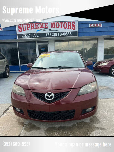2009 Mazda MAZDA3 for sale at Supreme Motors in Leesburg FL