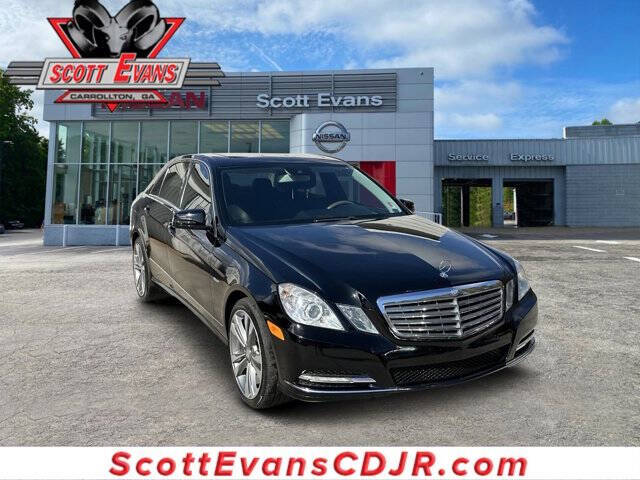 2012 Mercedes-Benz E-Class for sale at SCOTT EVANS CHRYSLER DODGE in Carrollton GA