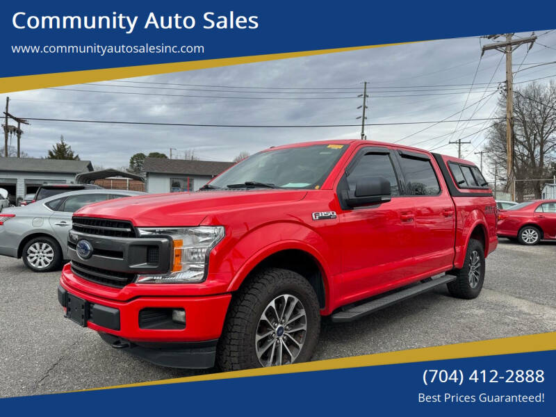 2018 Ford F-150 for sale at Community Auto Sales in Gastonia NC