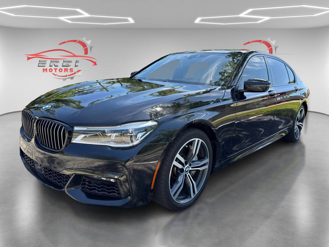 Black 2018 BMW 7 Series 750i 750i 4dr Sedan 1
